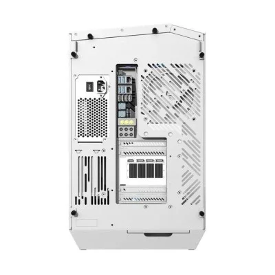 Darkflash dy470 atx mid tower gaming case - 4 argb fans included - White